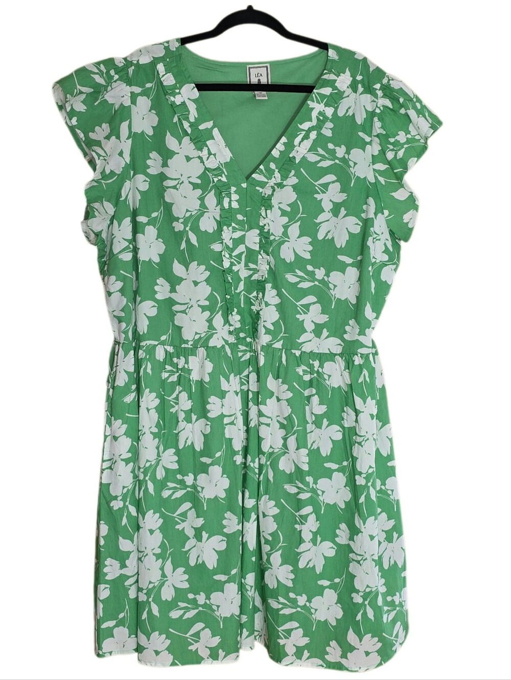LEA  Floral A-Line Dress Size 3X